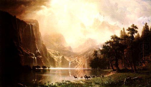 The Sierra Nevada in California, Albert Bierstadt